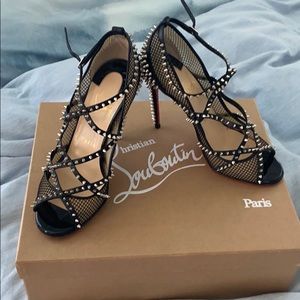 Christian Louboutin spiky pumps size 36.5